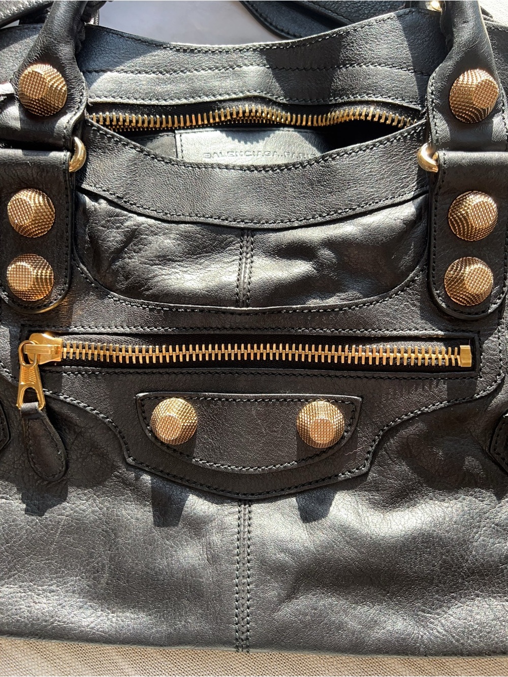Balenciaga Agneau Giant 21 Gold Hardware City Black - Picture 3 of 14